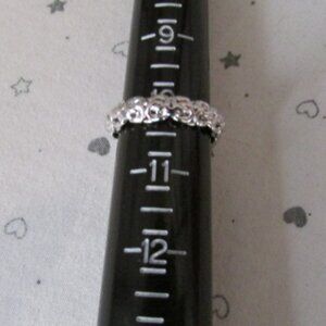 brand new 14k white gold Resin Milor Italy Ring